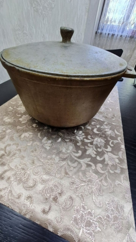 Казан с крышкой и сковорода