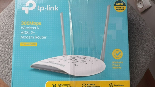 ADSL модем TP-Link N300 Wi-Fi роутер с ADSL2+ модемом