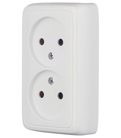 Серия розеток выключателей ALFA открытой установки от HEGEL 