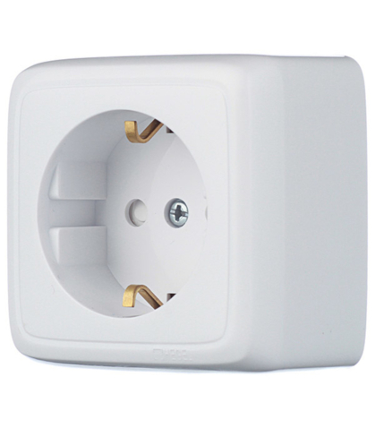 Серия розеток выключателей ALFA открытой установки от HEGEL 