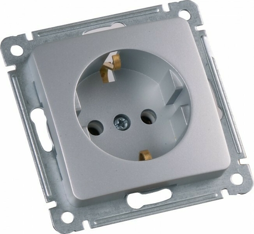 Серия розеток выключателей с/у от HEGEL цвет-серебро