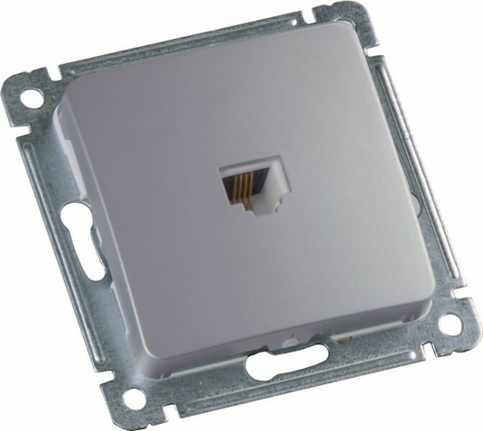 Серия розеток выключателей с/у от HEGEL цвет-серебро