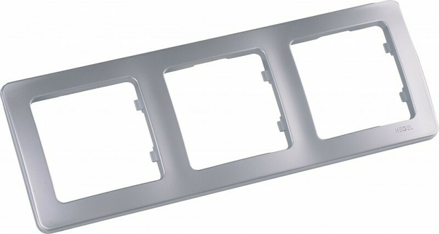 Серия розеток выключателей с/у от HEGEL цвет-серебро