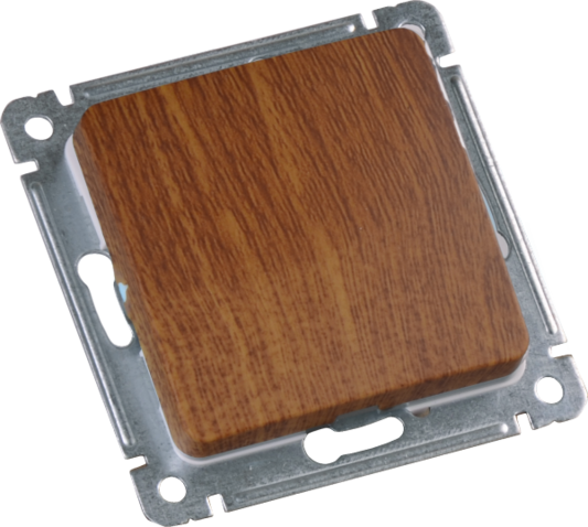 Розетки выключатели рамки механизмы Master цвет дуб от Hegel