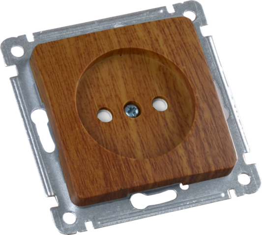 Розетки выключатели рамки механизмы Master цвет дуб от Hegel