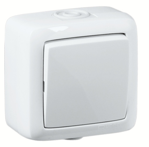  Розетки выключатели «ALFA IP44» открытой установки от HEGEL