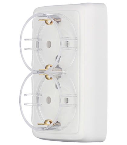 Серия ALFA розетки выключатели открытой установки HEGEL