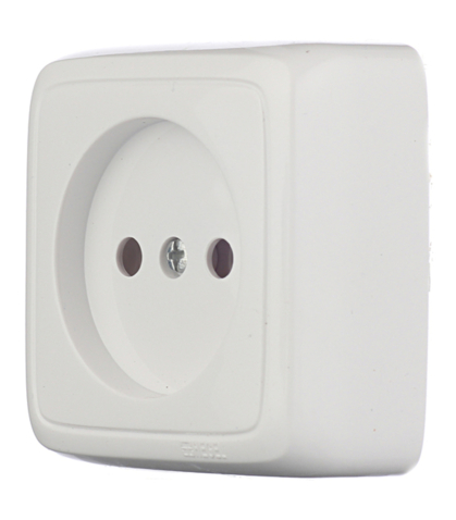 Серия ALFA розетки выключатели открытой установки HEGEL