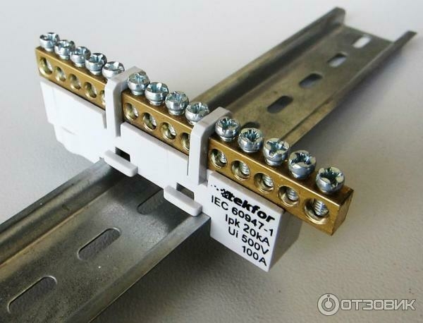 Текфор неизолированные и изолированные шины ноль