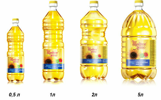 Масло подсолнечное Щедрое лето