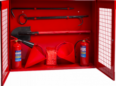 Уличные щиты пожаротушения