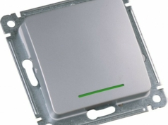 Серия розеток выключателей с/у от HEGEL цвет-серебро