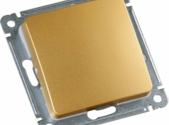 Серия розеток выключателей MASTER цвет золото от HEGEL 