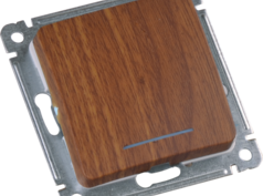 Розетки выключатели рамки механизмы Master цвет дуб от Hegel