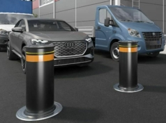 Установка Болларды (выдвижные столбы)